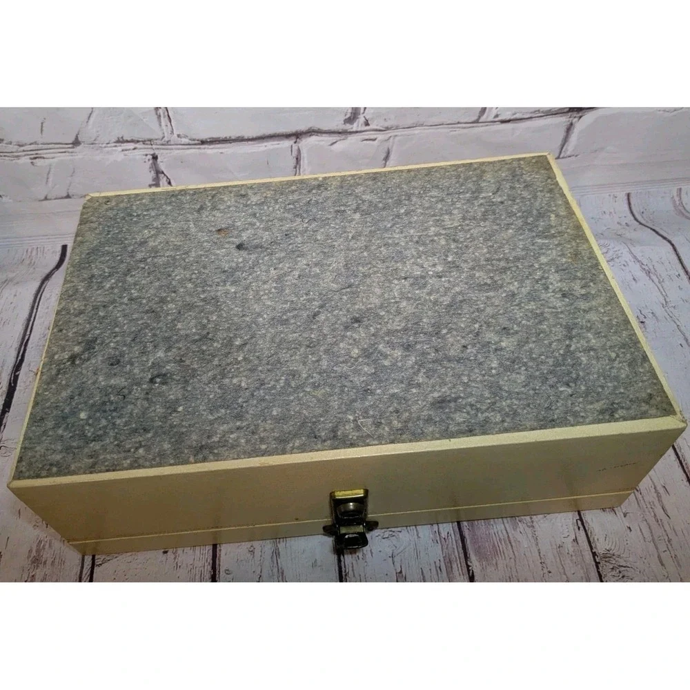 Vintage 2 Tier Faux‎ Leather PINK Velvet &  Satin Lined Jewelry Box w/ Mirror